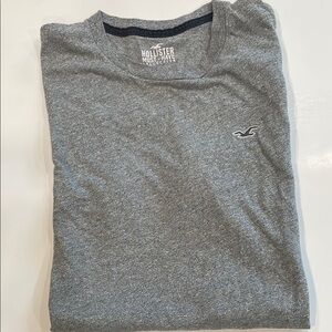 Hollister Heather Gray Crewneck Tee